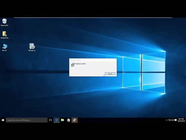 Install VMware Workstation 12 pro on Windows 10