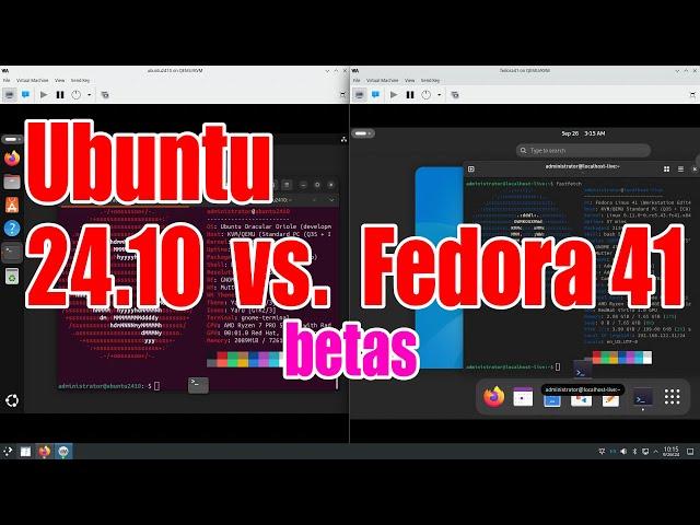 Ubuntu 24.10 Beta vs. Fedora 41 Beta - how to install and use tutorial - September 2024 - c2ac79bd