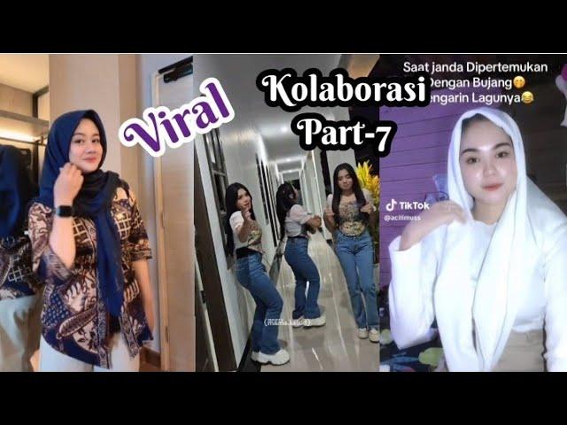 #part-7 Viral kolaborasi tiktok goyang dance asiiiik sampai bawah#fypppp2024