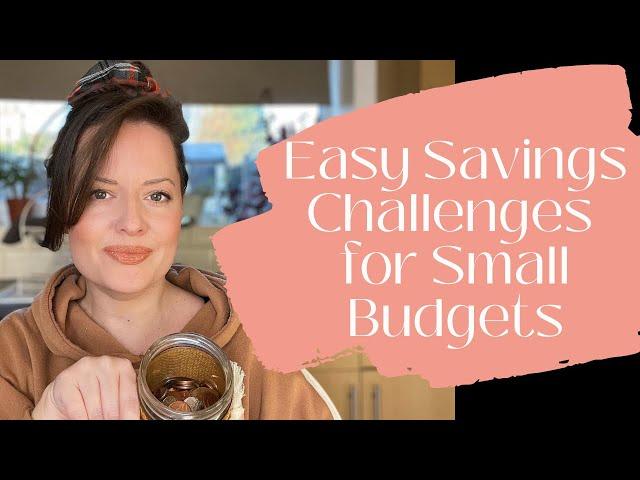 4 Savings Challenge Ideas For Low Incomes / Small Budgets | 2022 UK | Single Mum Finances UK