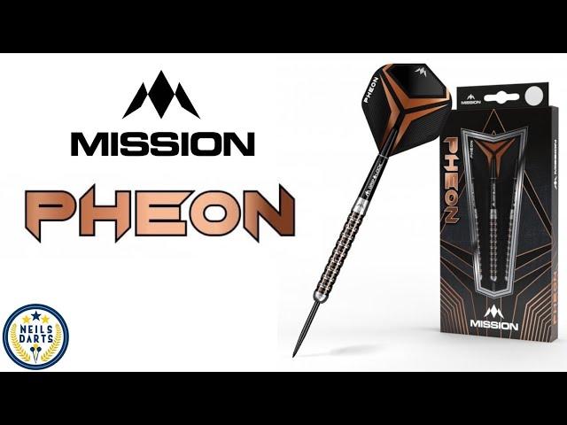 MISSION  Pheon Darts - Steel Tip - Electro - Black & Bronze