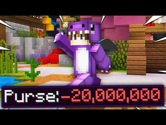 How I Almost Lost $20 Million Coins (Hypixel Skyblock) #Shorts