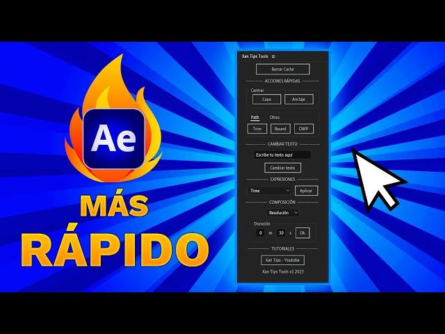 SCRIPT para TRABAJAR más RÁPIDO en After Effects - Xan Tips Tools