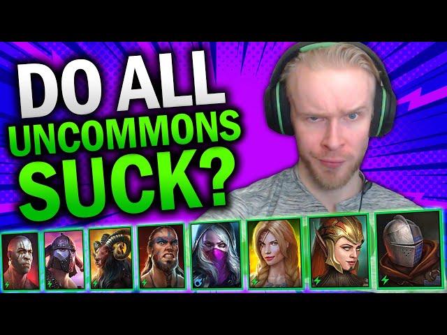 The ONLY UNCOMMON CHAMPIONS Worth Maxing? - Raid: Shadow Legends Tier List Guide