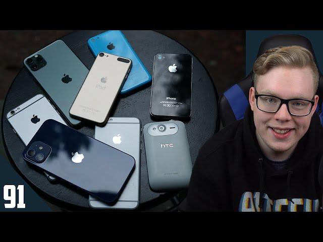 Ranking Every Smartphone I've Used! - 91Tech