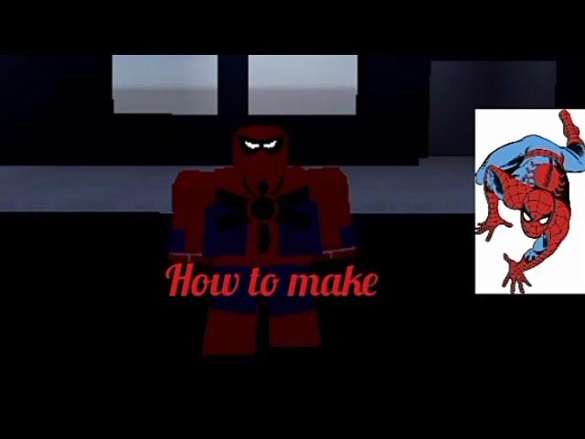 Roblox Super Hero Life 2 how to make Spider-Man