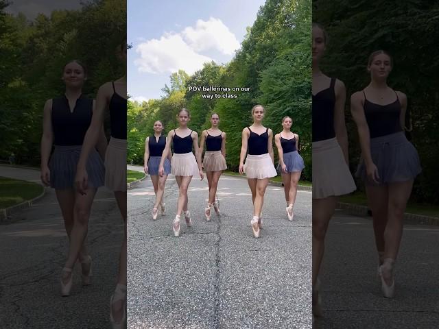 on our way to class . . . 🩰    #shorts #ballet #ballerina #short