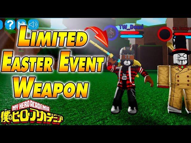 How To Get Limited Easter Event Weapon Boku No Roblox Remastered