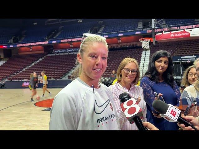 Indiana Fever coach Christie Sides on Game 1 loss, what she saw on film, and a must-win game