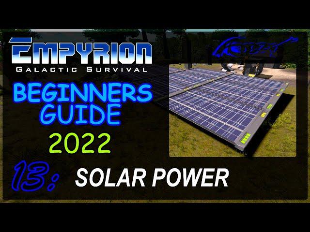 Solar Power — EMPYRION : beginners guide 2022 (13)