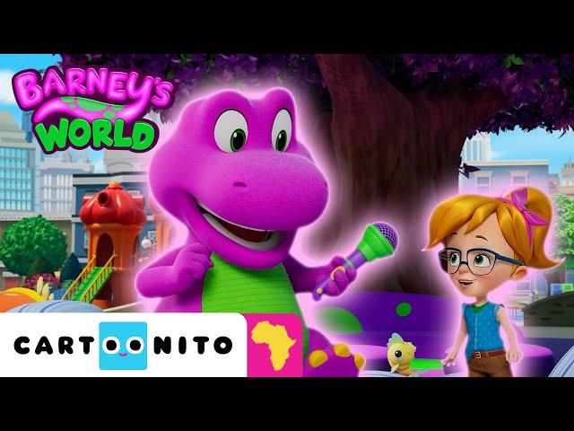 A Big Sad  Meet Barney | Barney's World | Cartoonito Africa