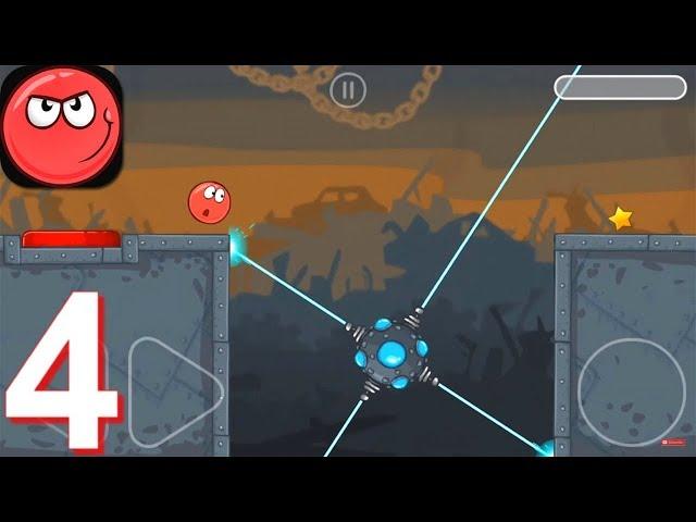 Red Ball 4 Levels 31-40 Walkthrough Part 4 / Android iOS Gameplay HD