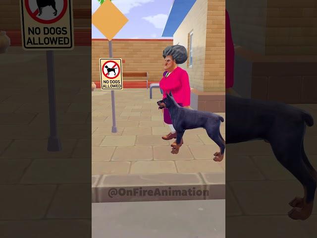 Scary Teacher Dog Standing  - #animation #scaryteacher3d