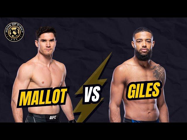 Mike Malott vs Trevin Giles UFC Edmonton