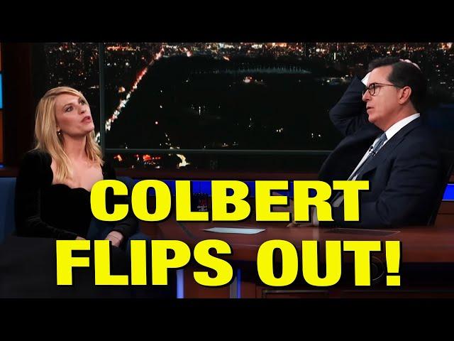 Colbert CUTS OFF Talk Of CIA-Hollywood Connection!