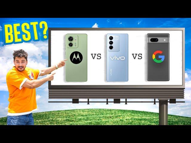 Moto Edge 40 vs vivo V27 vs Google Pixel 7A - Best Phone Under ₹30,000 