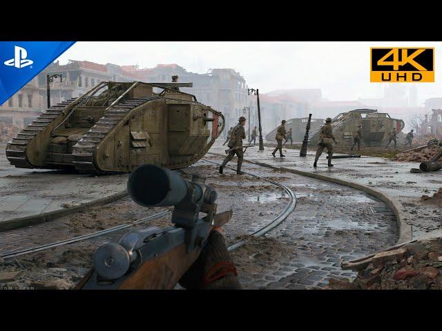 Specters of War | Immersive Realistic Ultra Graphics Gameplay [4K PS5 60FPS] Battlefield 1