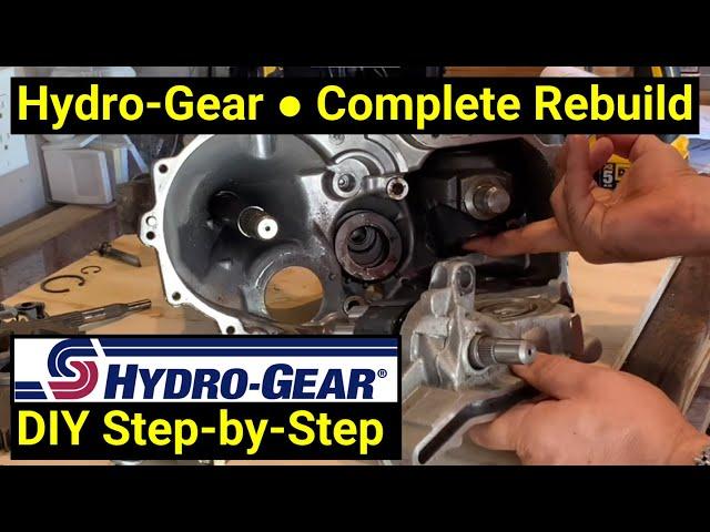 Rebuild Hydro Gear Mower Transmission  ● ZT3100 ZT2800 ZT3400 ● Zero Turn Lawn Tractor