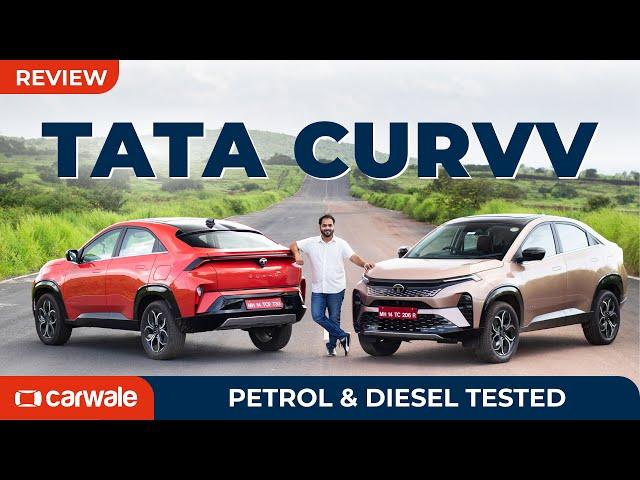 Tata Curvv Petrol & Diesel Review | Features, Performance & Space Tested