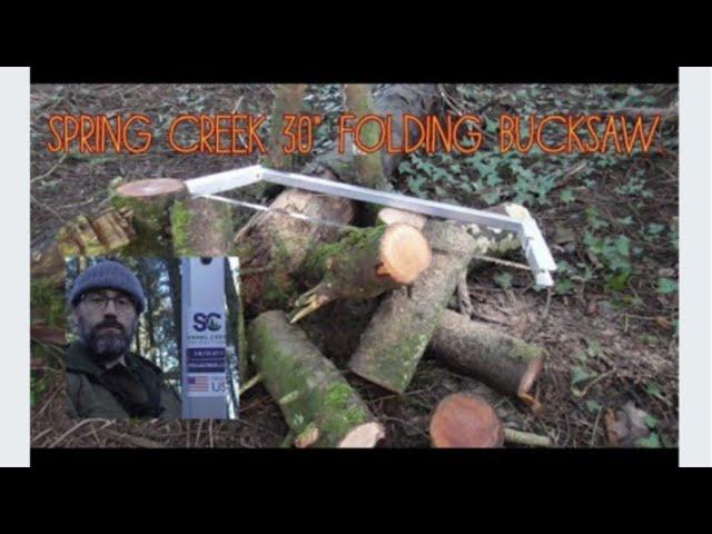 spring creek 30" folding bucksaw. re-edit