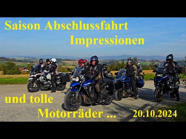  Saison Abschlussfahrt 2024 Korsoaner & Friends ... #HondaRebel500 & #RoyalEnfield#SuperMeteor650