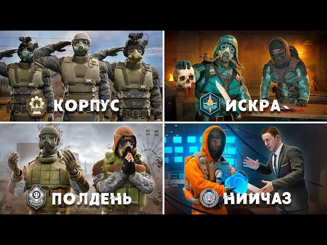 Все 6 Новых Группировок из STALKER 2