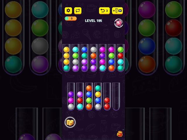 Ball sort puzzle level 195