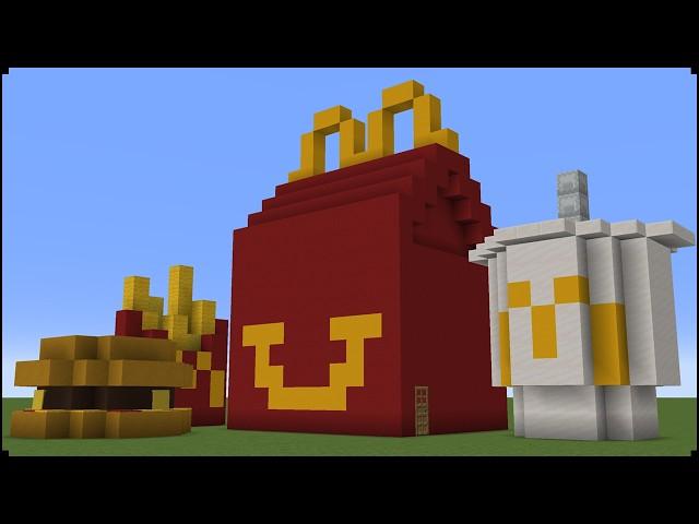 How To Build a Mcdonalds Happy Meal In Minecraft