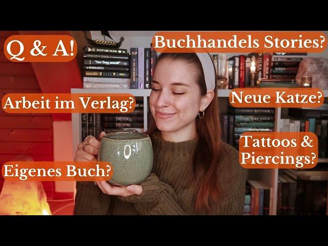 Ich beantworte eure Fragen! 4000 Abo Special Q&A: Buchhandel, Musik, Katzen, Verlage etc. ️