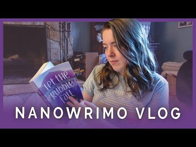 The Writing Vlog Where I STRUGGLE - NaNoWriMo Vlog 2 [+unboxing my book for the first time]