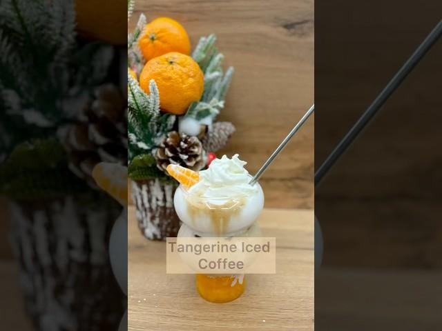 Tangerine Iced Coffee #coffeeloverdoctor #coffeemaking #homemadecoffee