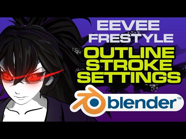 Blender 2 8 - Stylized strokes with Freestyle in EEVEE