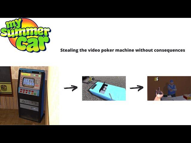 How to steal the slot machine without consequences in MSC