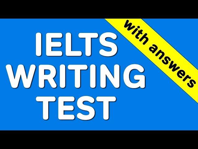 IELTS Academic Writing Practice Test