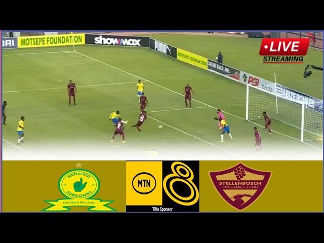 🟥Live Match: Mamelodi Sundowns vs Stellenbosch Fc | Full Stream MTN-8 Cup Today Semifinal..