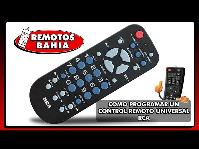 CÓMO PROGRAMAR CONFIGURAR CONTROL REMOTO UNIVERSAL RCA LRCR503BR RCR503B RCU503B LRCR504BB