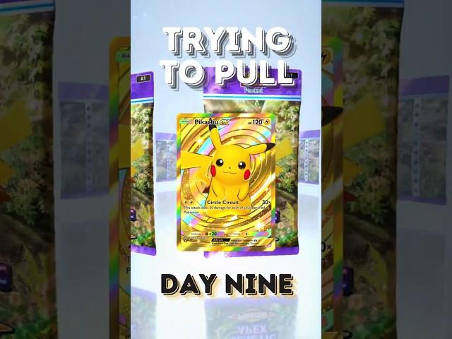 Challenge Day Nine | Trying to pull Pikachu Gold Card in Pokemon TCG Pocket #pokemon #ptcgp