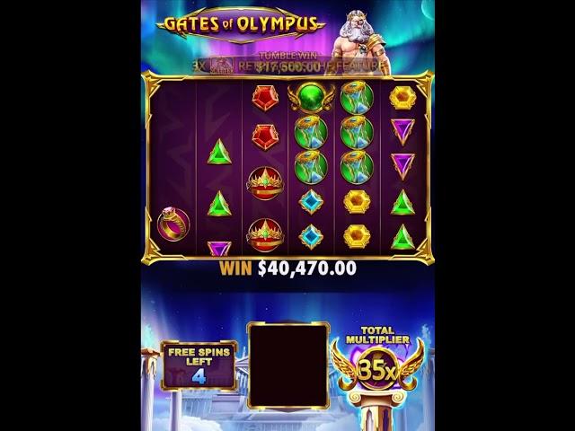 INSANE WIN on Gates of Olympus!! #slots #casino #gambling #maxwin #stake #gatesofolympus