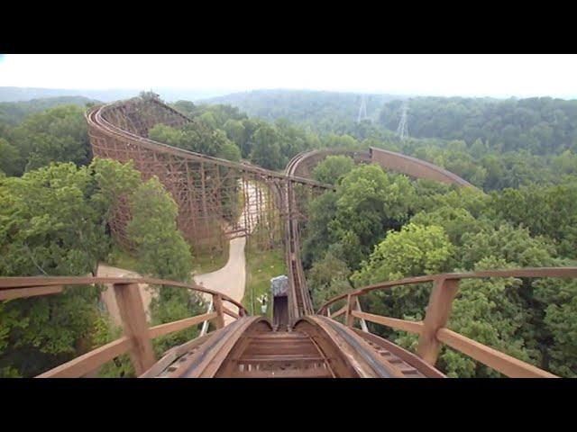 【4K60P】2002 The Beast at Kings Island / キングスアイランド ジェットコースター 「ザ・ビースト」