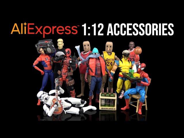 Ep571 AliExpress 1:12 Action Figure ACCESSORIES REVIEW