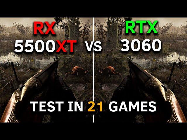 RX 5500 XT vs RTX 3060 12GB | Test in 21 Games at 1080p | RYZEN 5 5600 | Should you Upgrade? | 2025