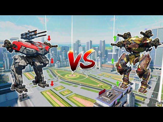 WR Luchador[Nerf] VS Heimdall[Buff] Weapon Comparison |WAR ROBOTS|