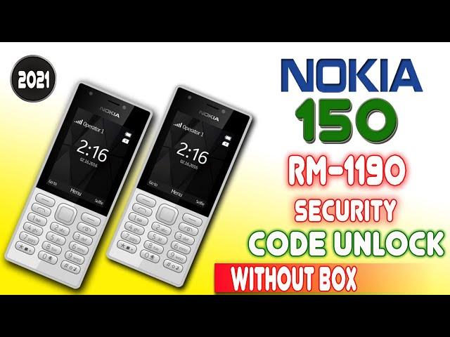 Nokia 150 Security Code Unlock | Nokia 150 RM-1190 Security Code Unlock Without Box Urdu/Hindi