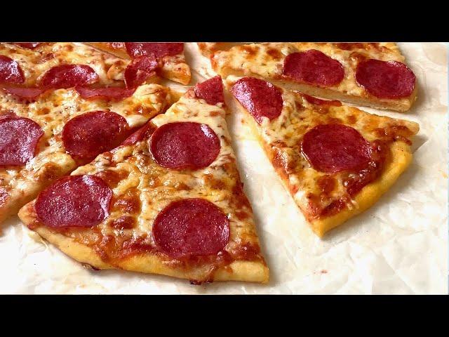 Пицца Пепперони на Тонком Тесте рецепт // Homemade Pepperoni pizza on a thin dough recipe