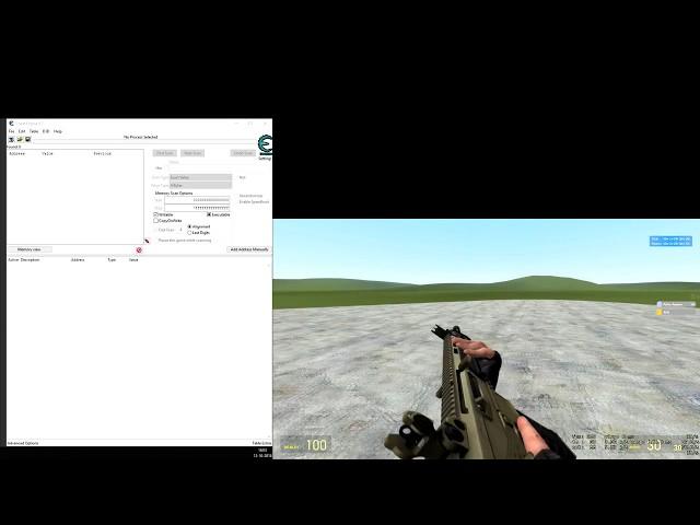 Cheat Engine Gmod RapidFire + InfAmmo Tutorial