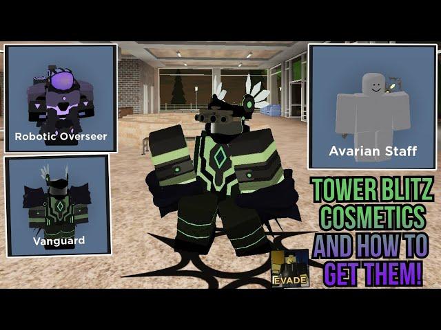 New Tower Blitz cosmetics + how to get them | Evade