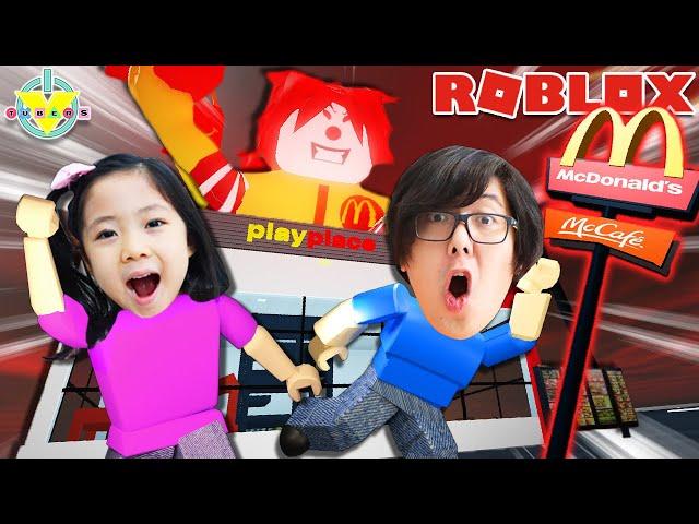 Escape From McDonald''s Obby! Let's Play Roblox with Kate and Daddy!