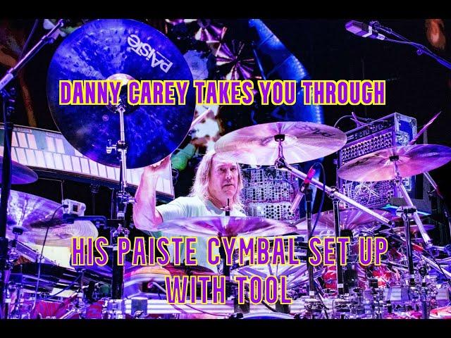 Danny Carey takes you through his Paiste cymbal set up with the TOOL tour.