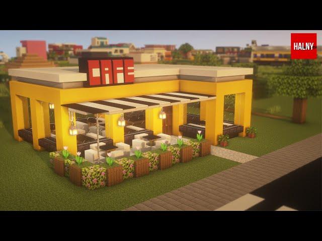 How to build a cafe in Minecraft