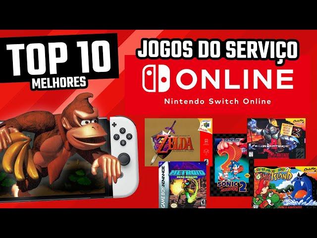 TOP 10 MELHORES JOGOS do serviço Nintendo Switch Online ATUAIS até HOJE